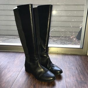 SOLD Calvin Klein Reilly boots blk leather